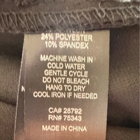 Rachel Zoe Black Pants with Gold Accent - Picture 5 of 5